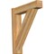 Ekena Millwork Traditional Block Rough Sawn Outlooker, Western Red Cedar, 6"W x 24"D x 28"H OUT06X24X28TRA05RWR - alternate 1